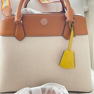 Tory Burch Robinson Triple Compartment Tote